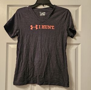 Underarmour Hot Pink "I Hunt" Women's Tee